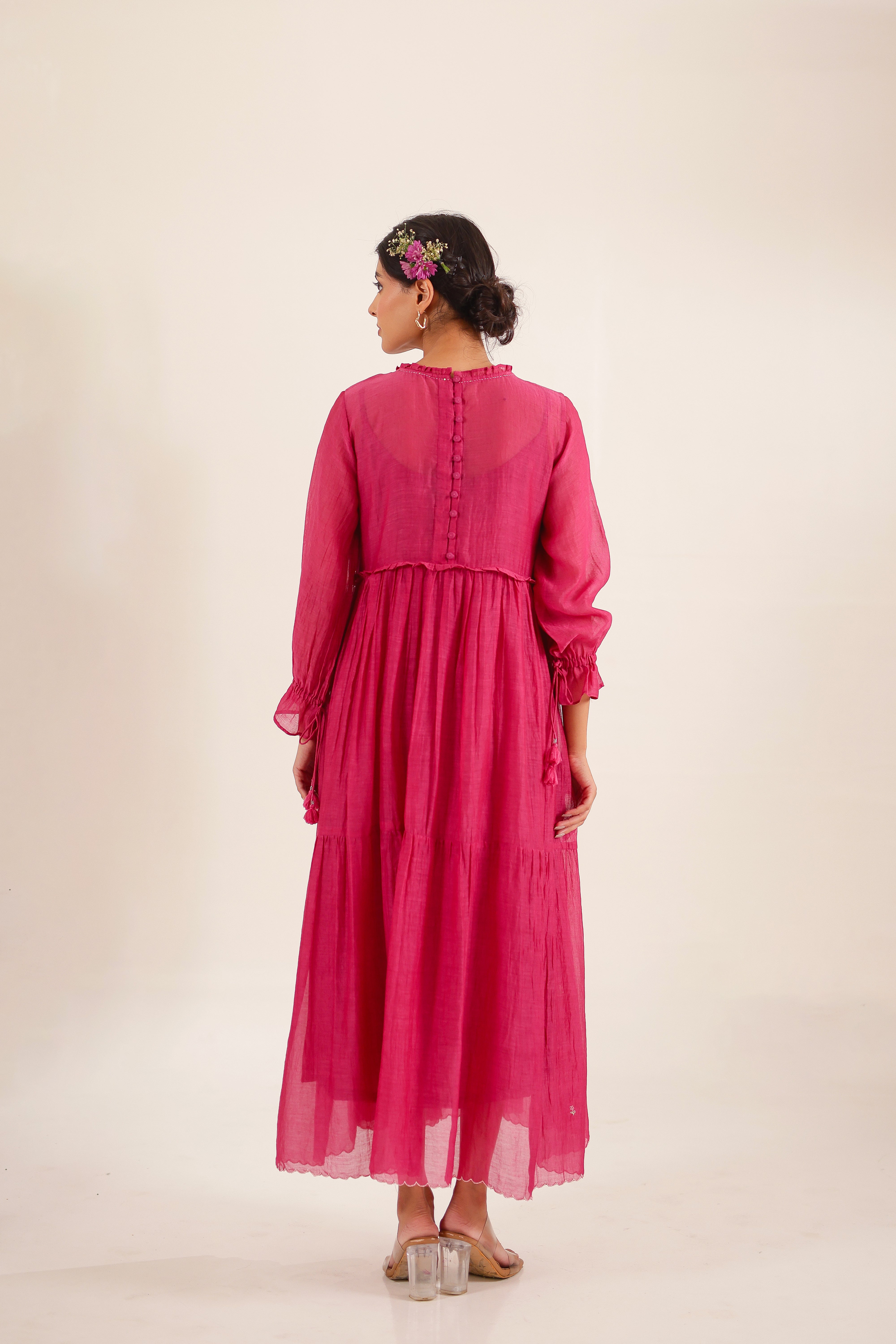 Rani pink victorian sparrow dress