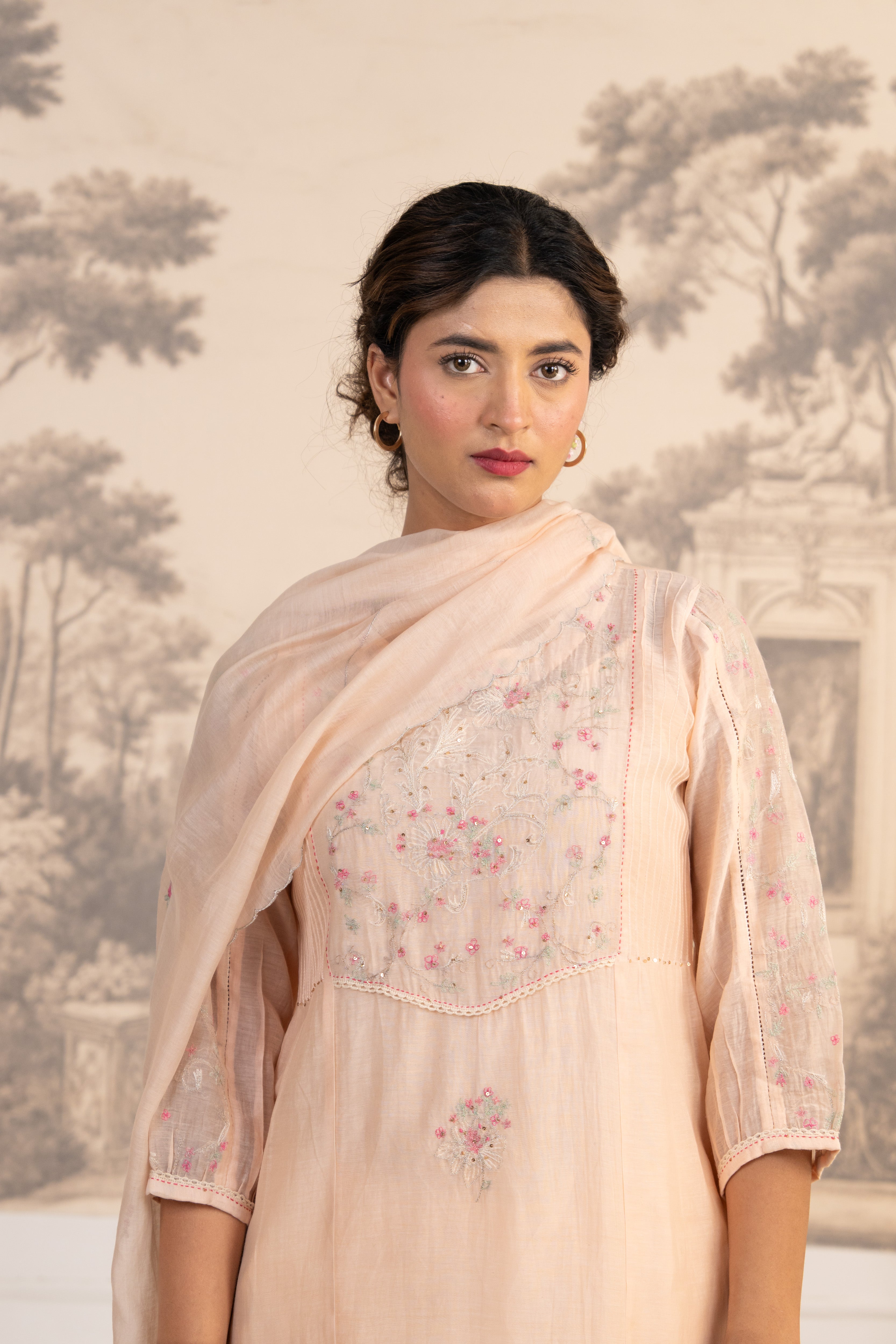 IVORY PINK VICTORIAN SUIT SET