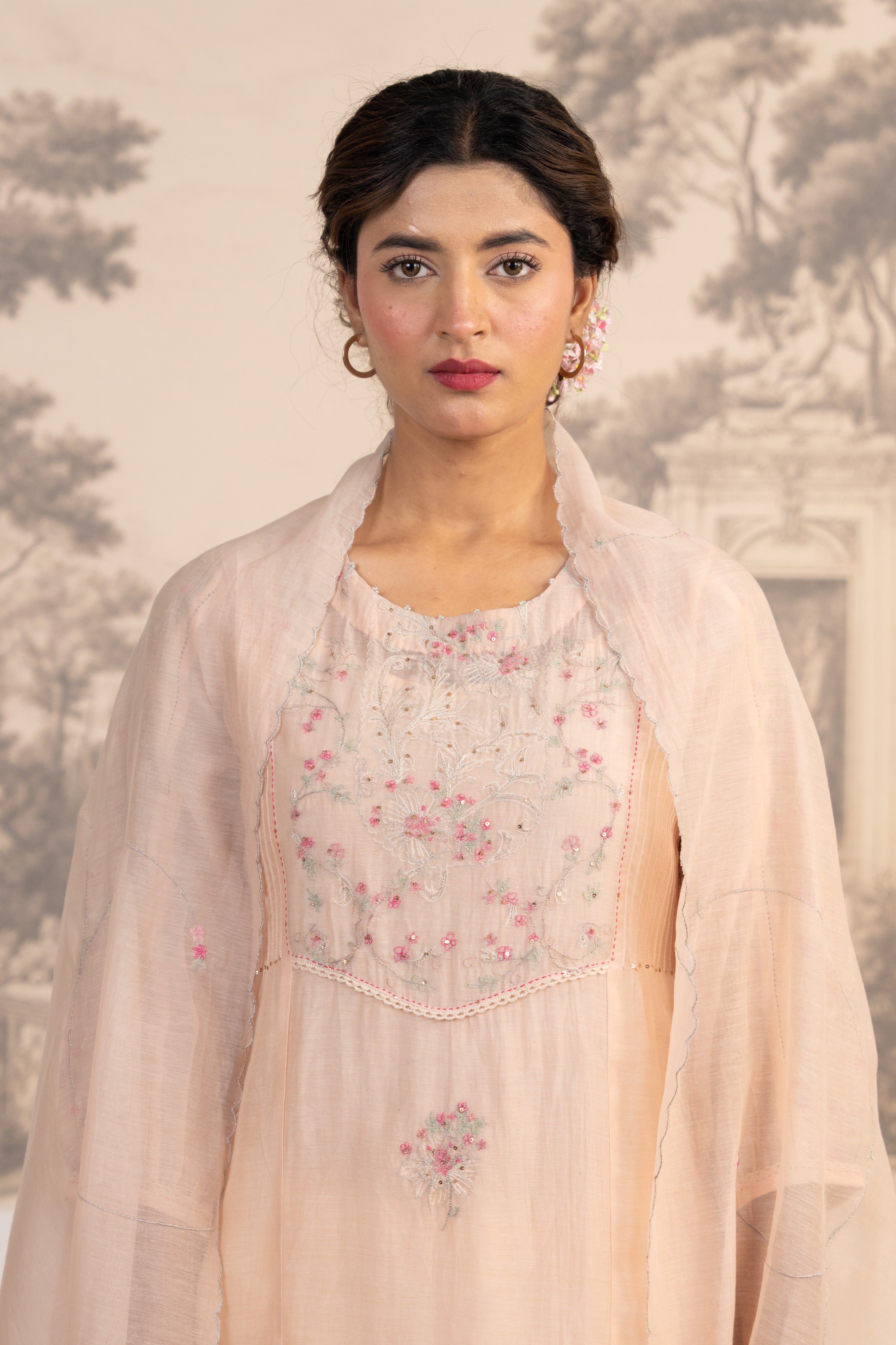 IVORY PINK VICTORIAN SUIT SET