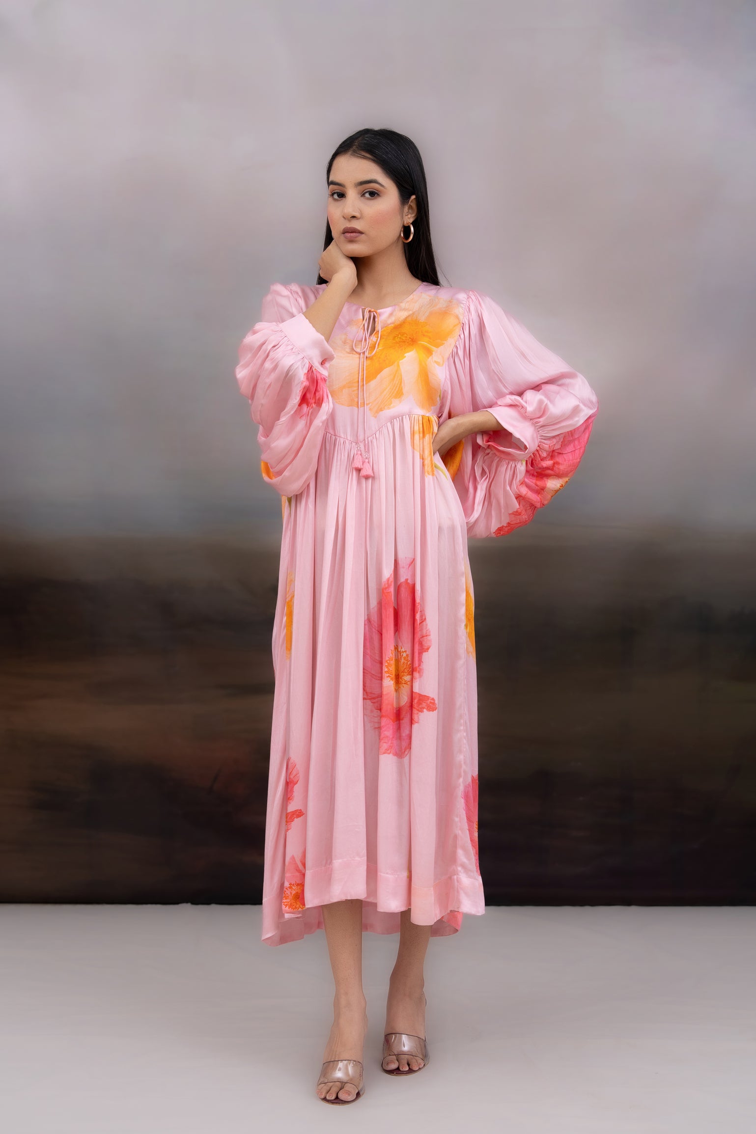 Pink bloom Dress