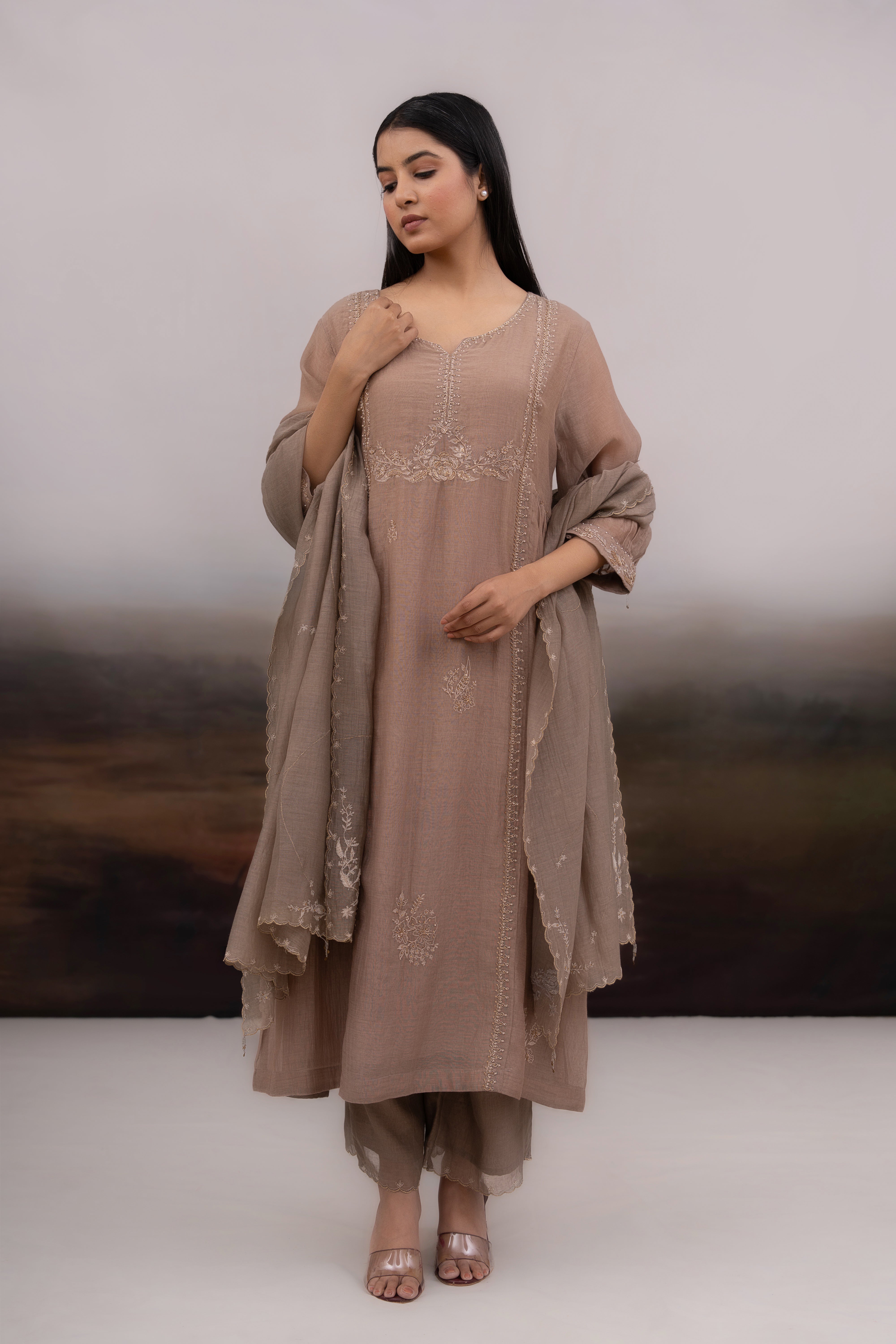 Chiku Gold Rose kurta set