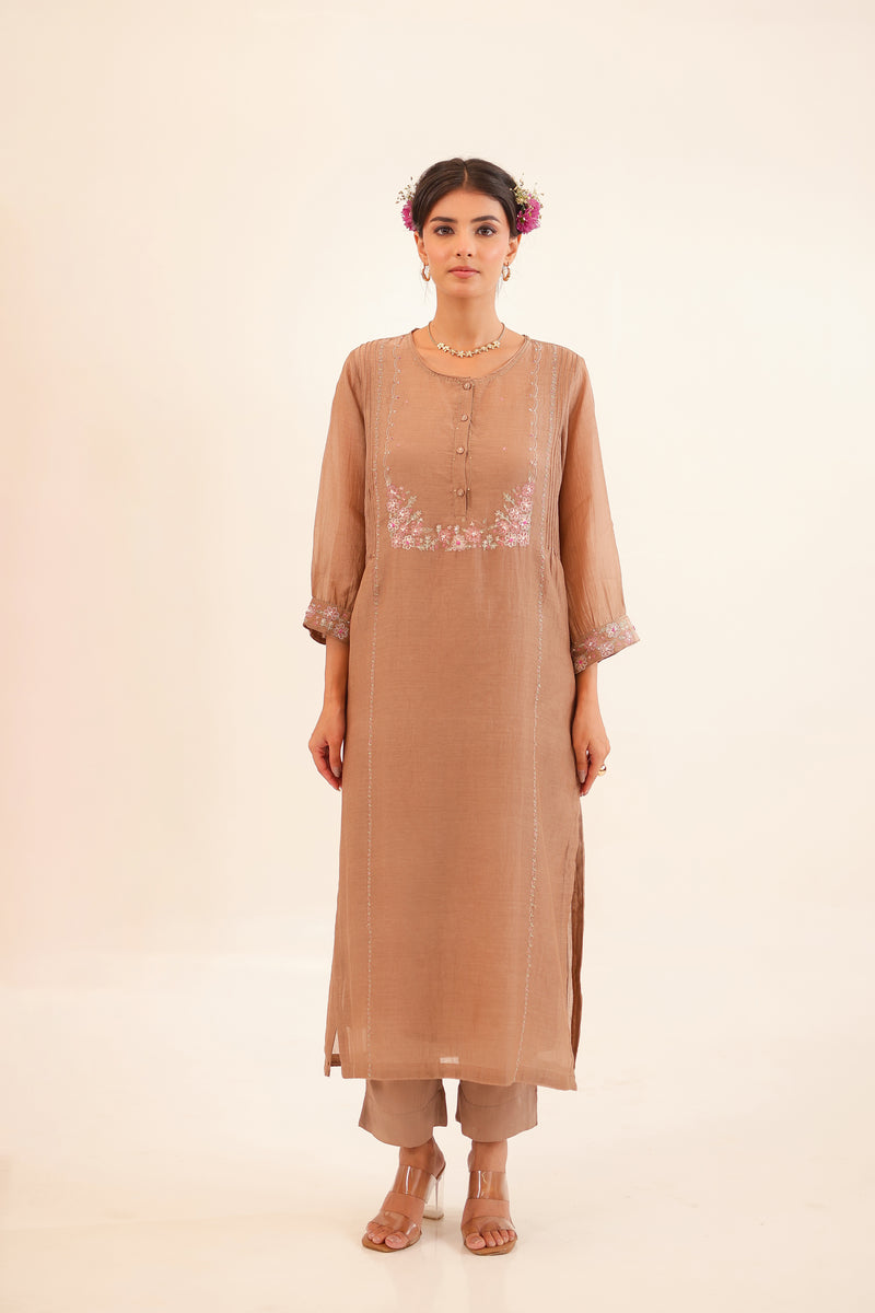 Chiku beaded bageecha suit set