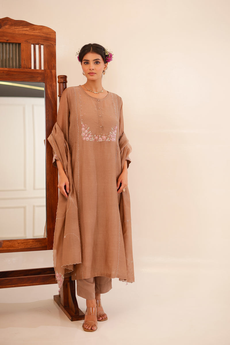 Chiku beaded bageecha suit set