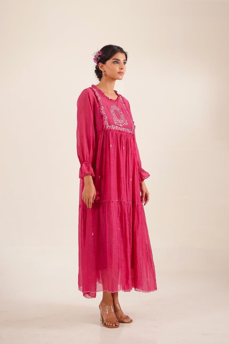 Rani pink victorian sparrow dress