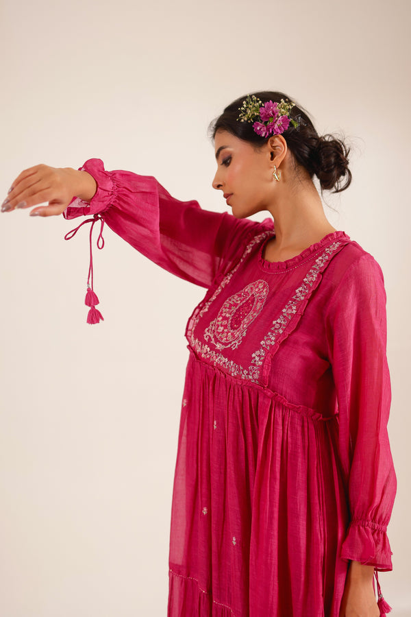 Rani pink victorian sparrow dress