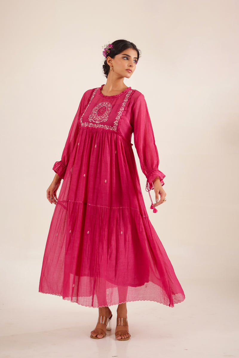 Rani pink victorian sparrow dress