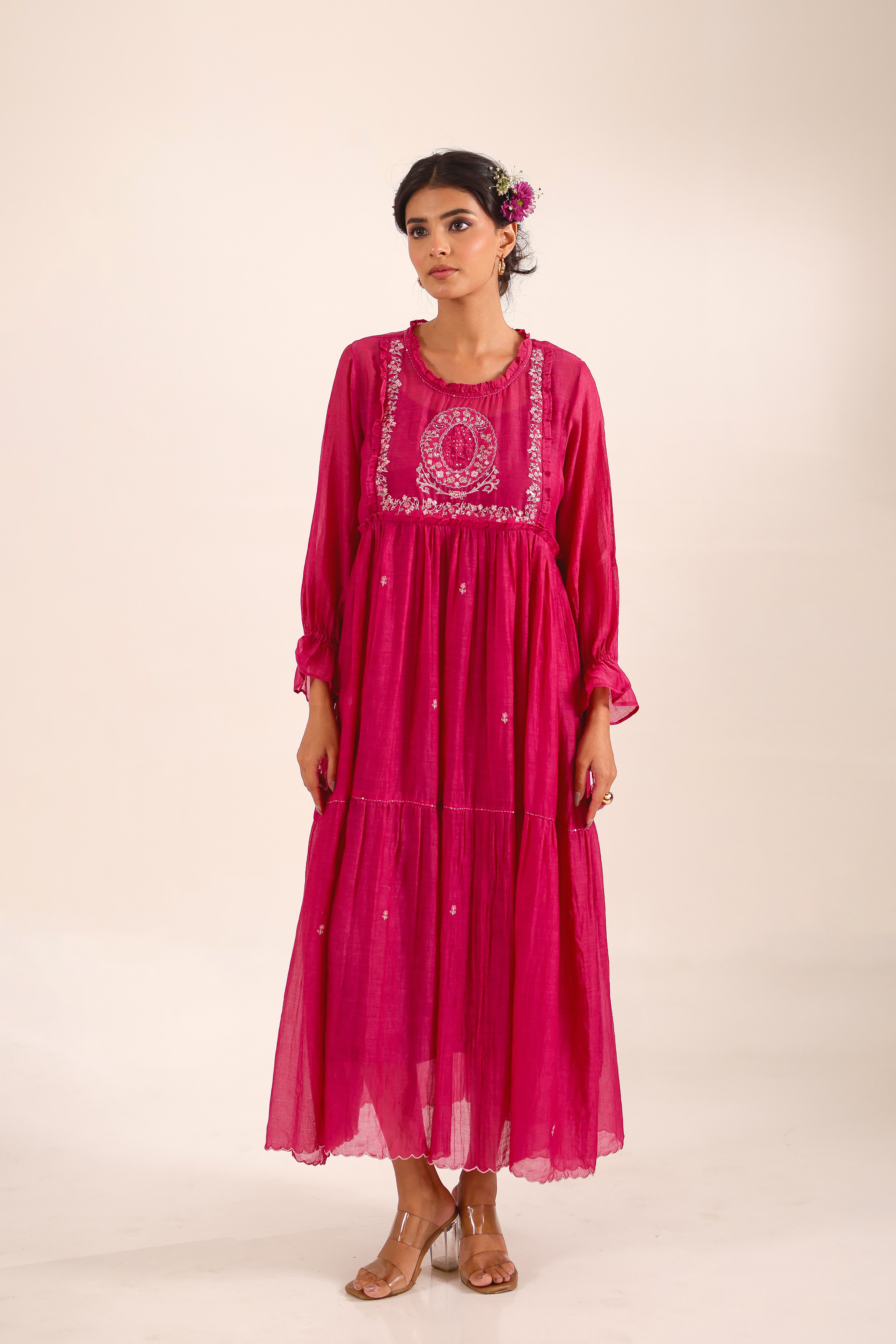 Rani pink victorian sparrow dress