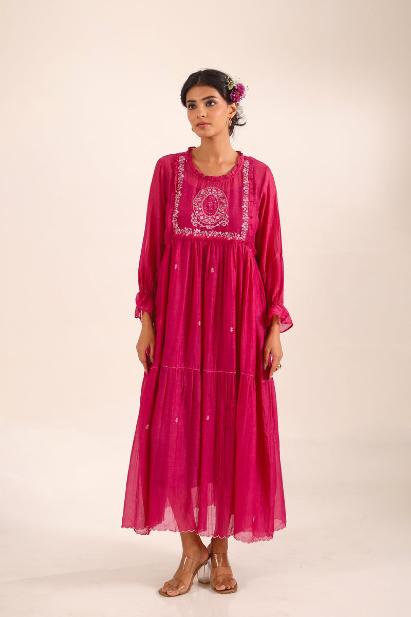Rani pink victorian sparrow dress