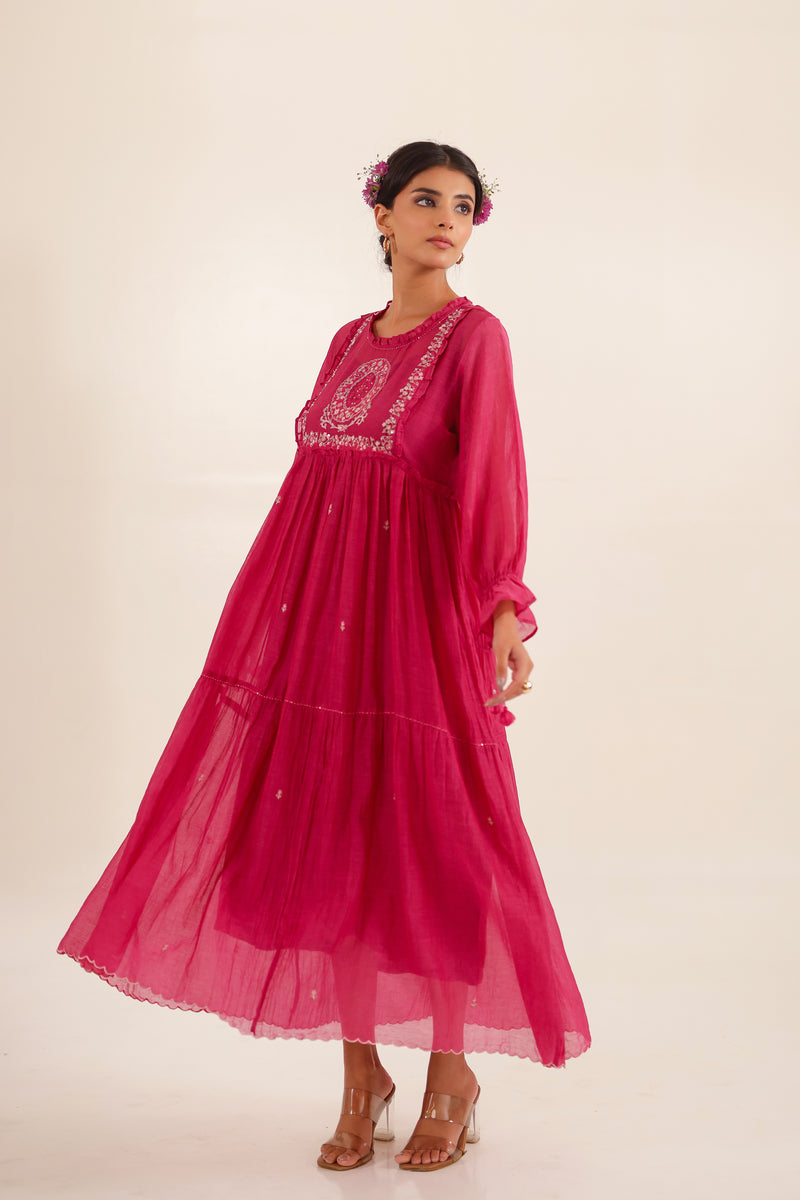 Rani pink victorian sparrow dress