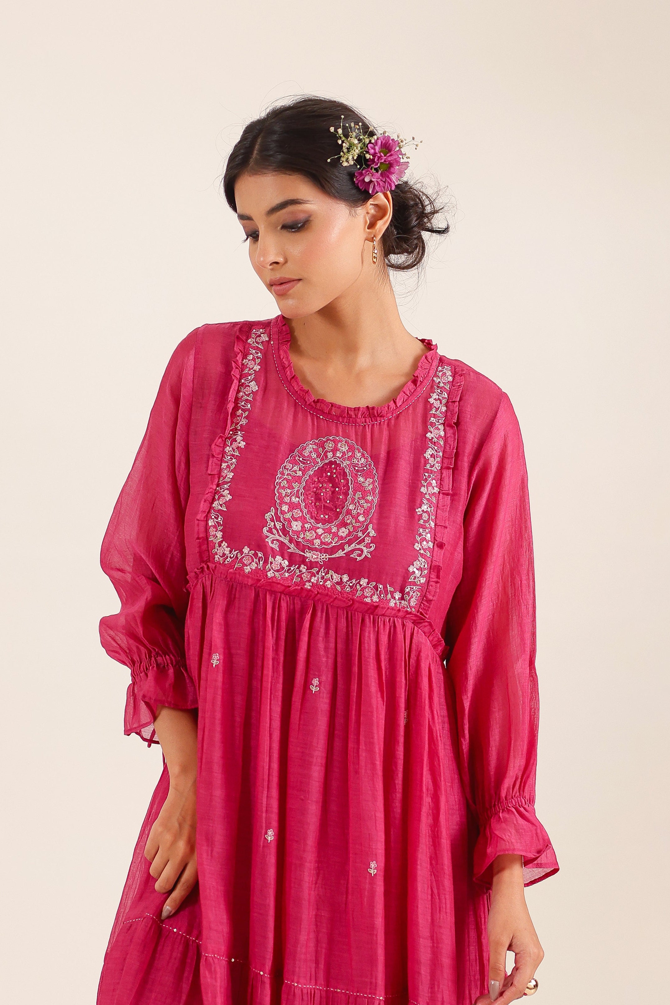 Rani pink victorian sparrow dress