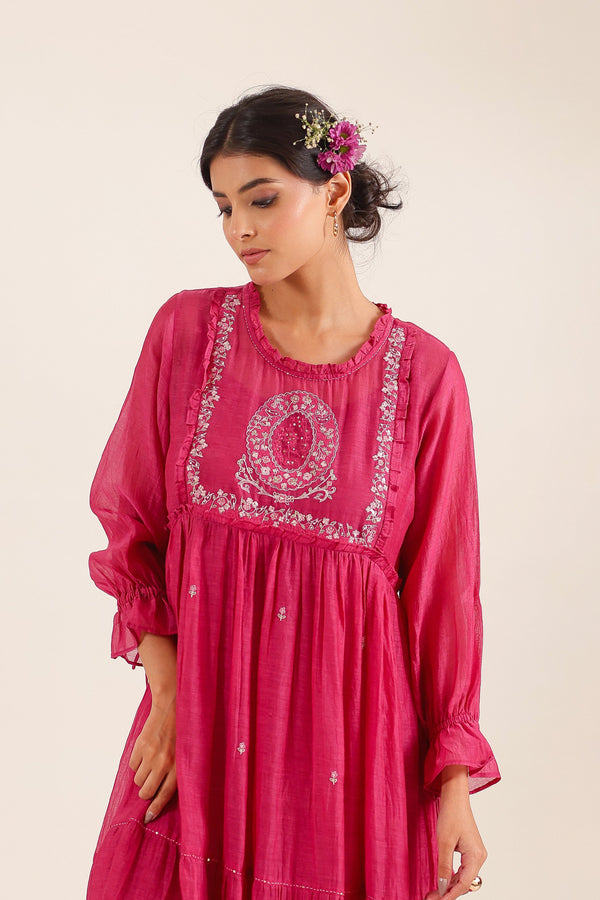 Rani pink victorian sparrow dress