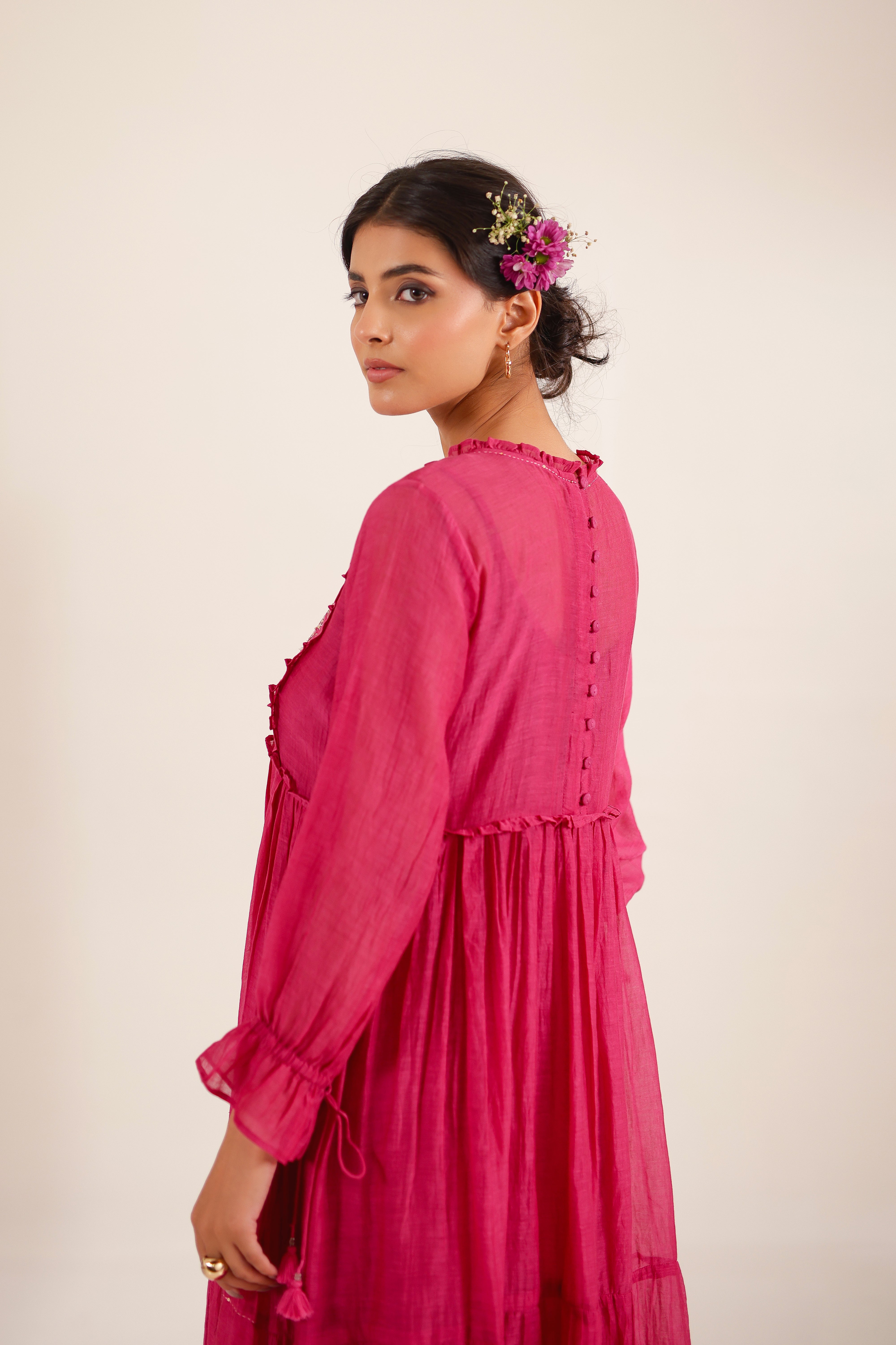 Rani pink victorian sparrow dress