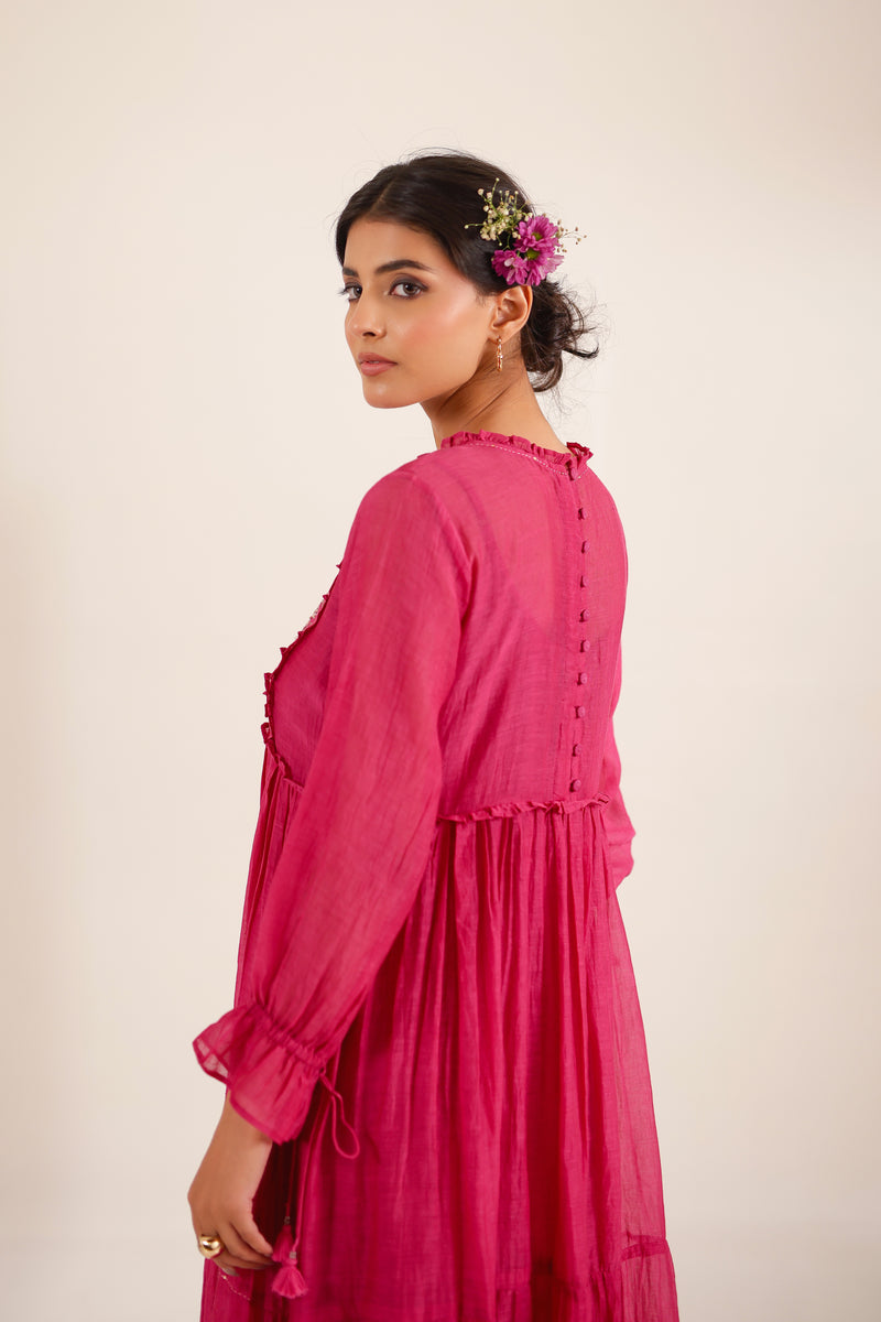 Rani pink victorian sparrow dress