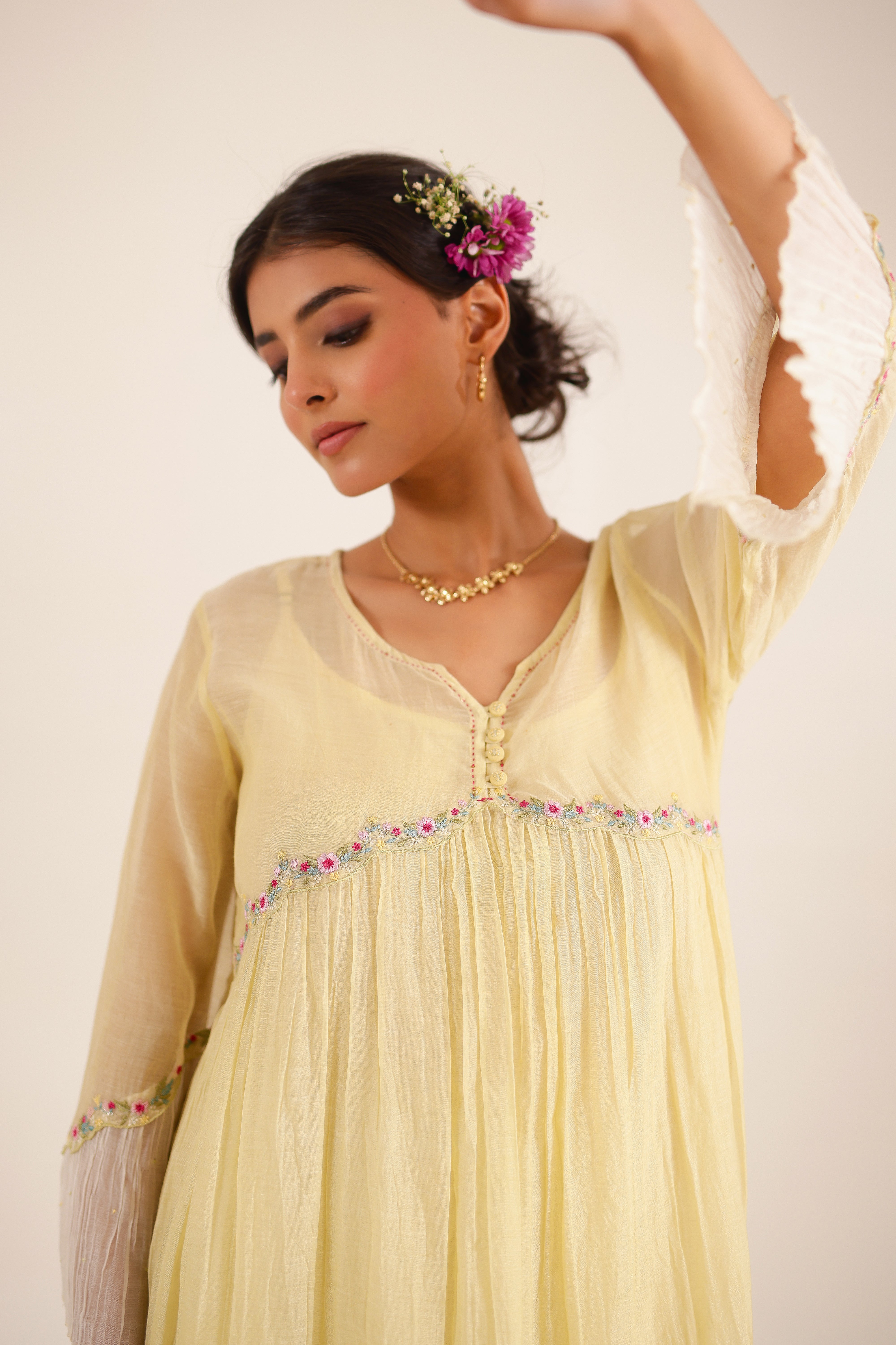 PASTLE GREEN NYRAA KURTA SET