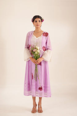 Lilac old rose dress