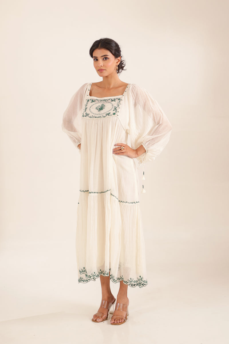 Art sleeve victorian dress