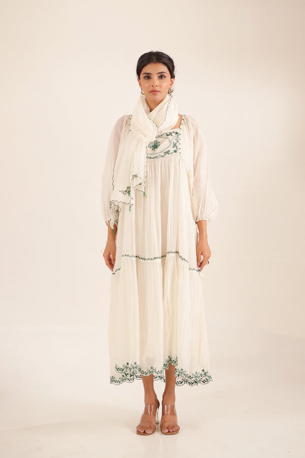 Art sleeve victorian dress