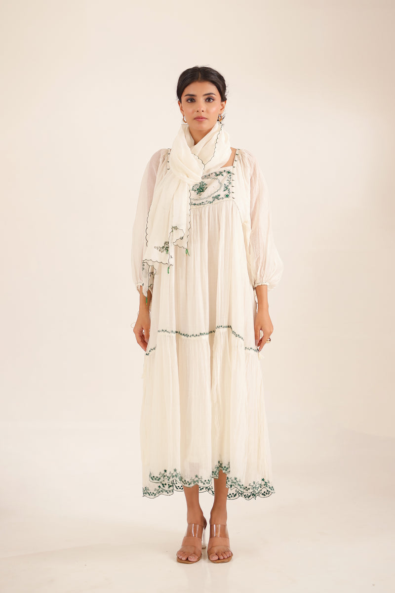Art sleeve victorian dress