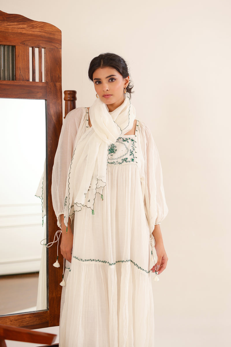 Art sleeve victorian dress