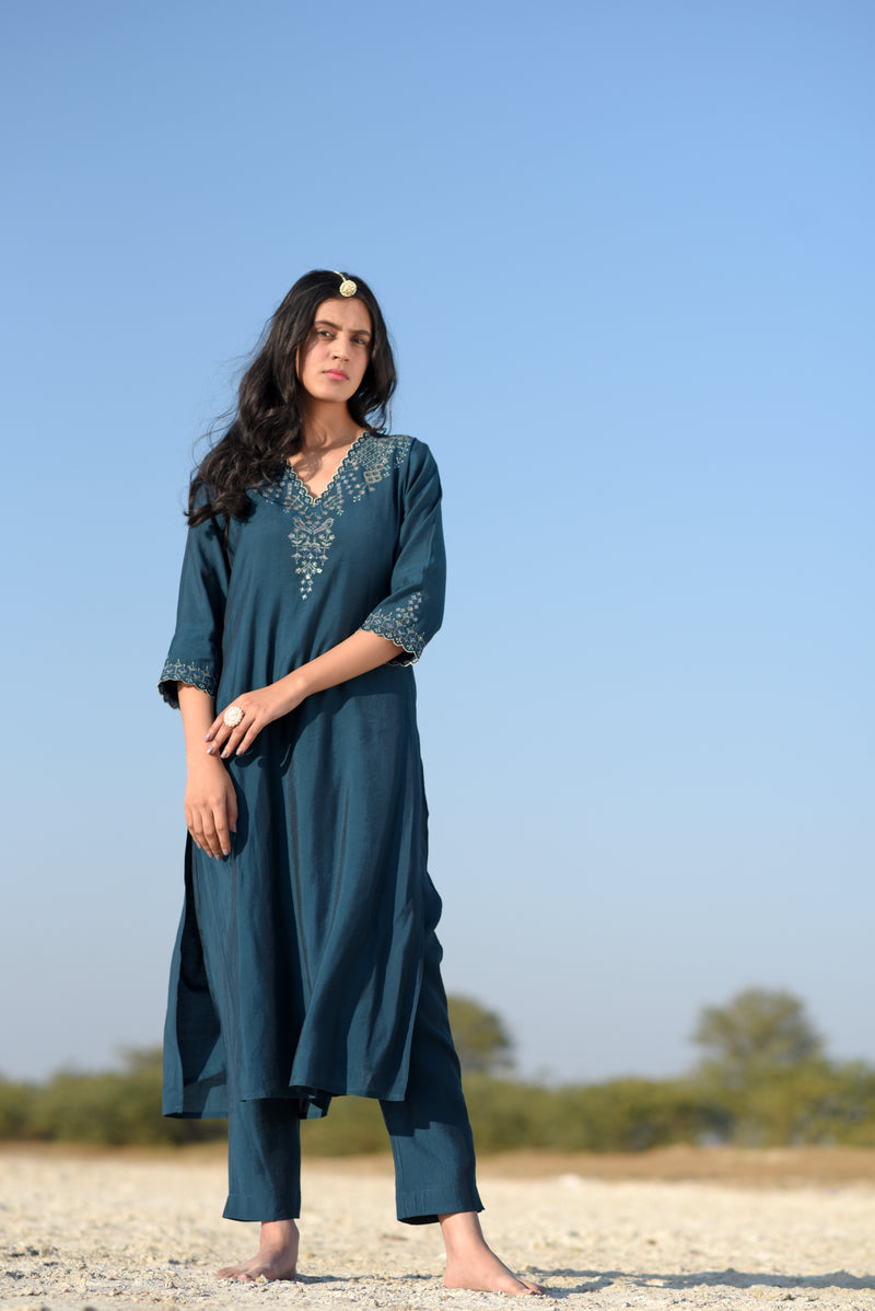 Blue Songbird kurta set