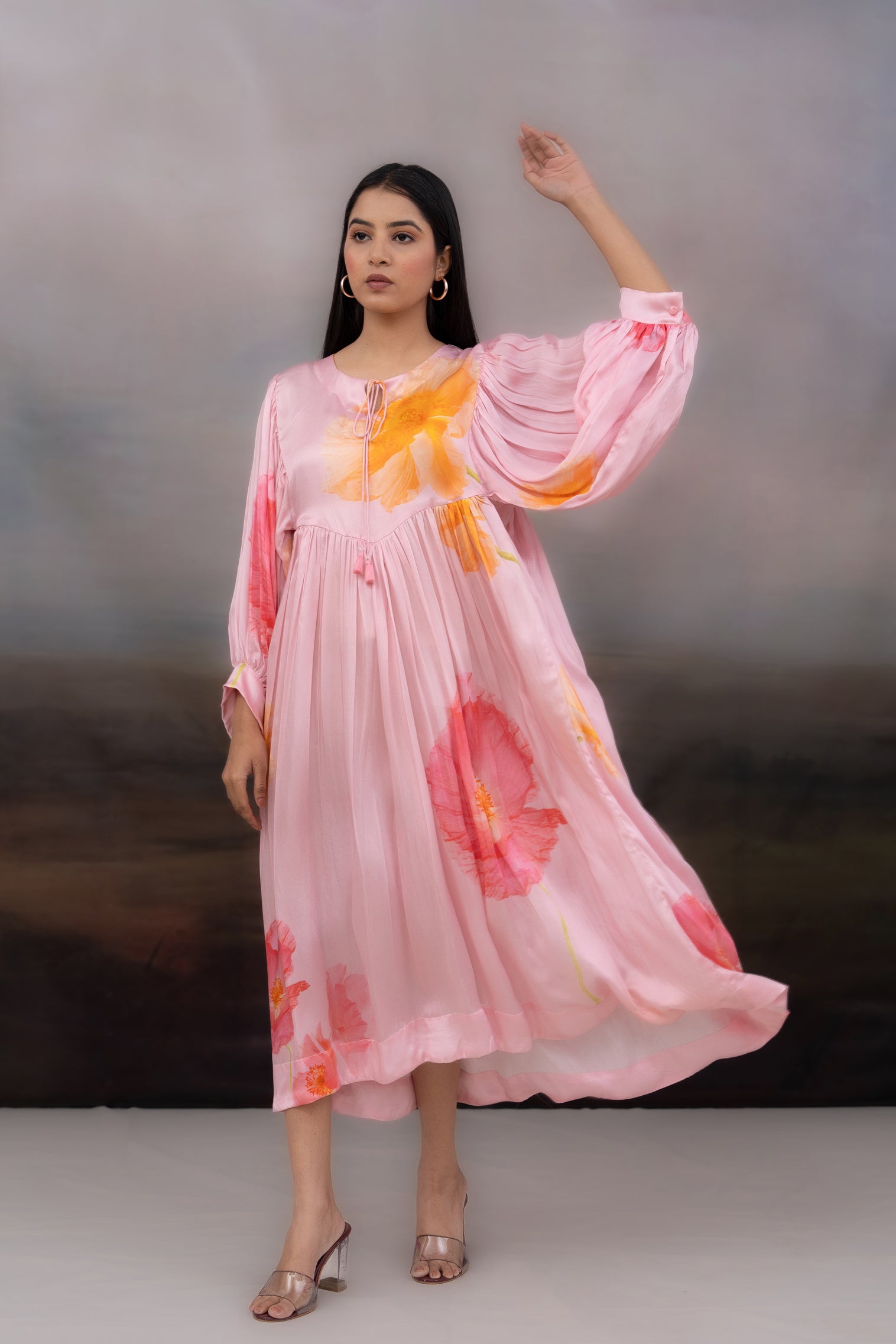 Pink bloom Dress