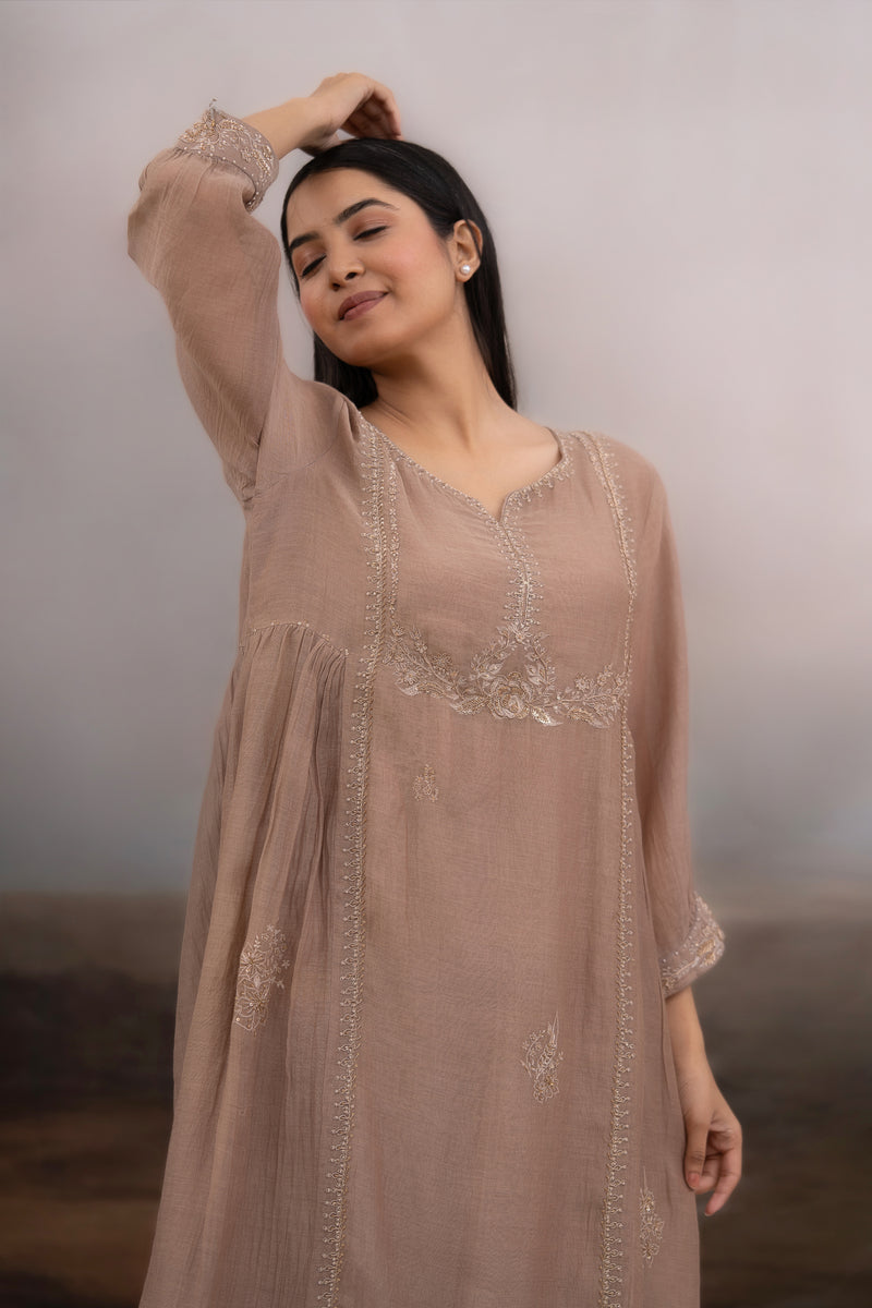 Chiku Gold Rose kurta set