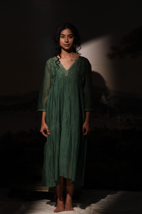 GREEN MIDNIGHT DREAM DRESS