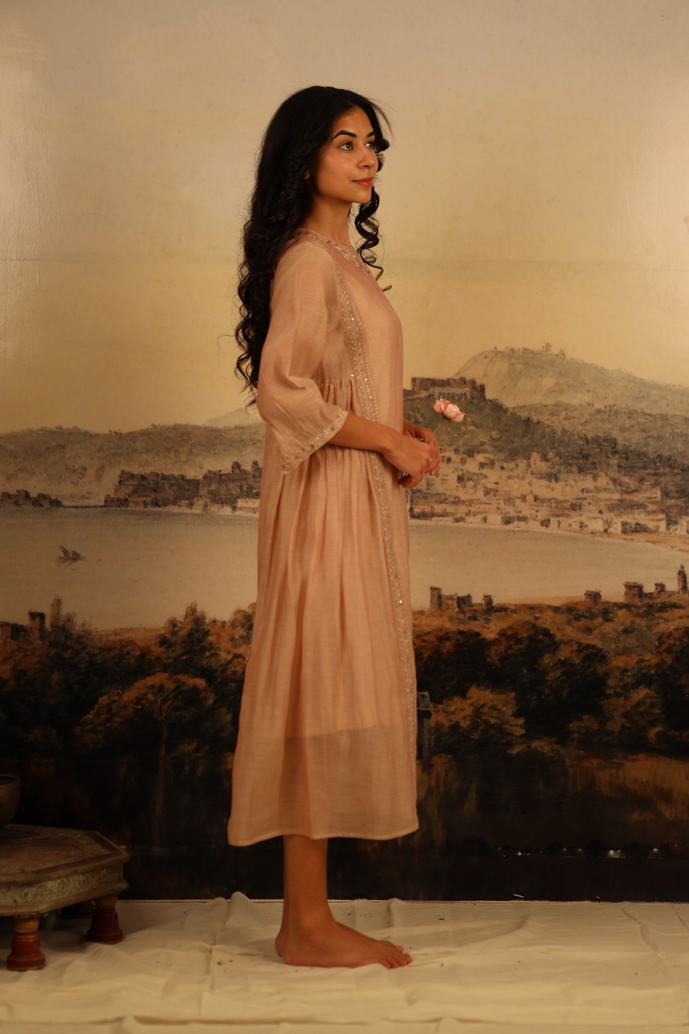 chiku maku dress with scarf