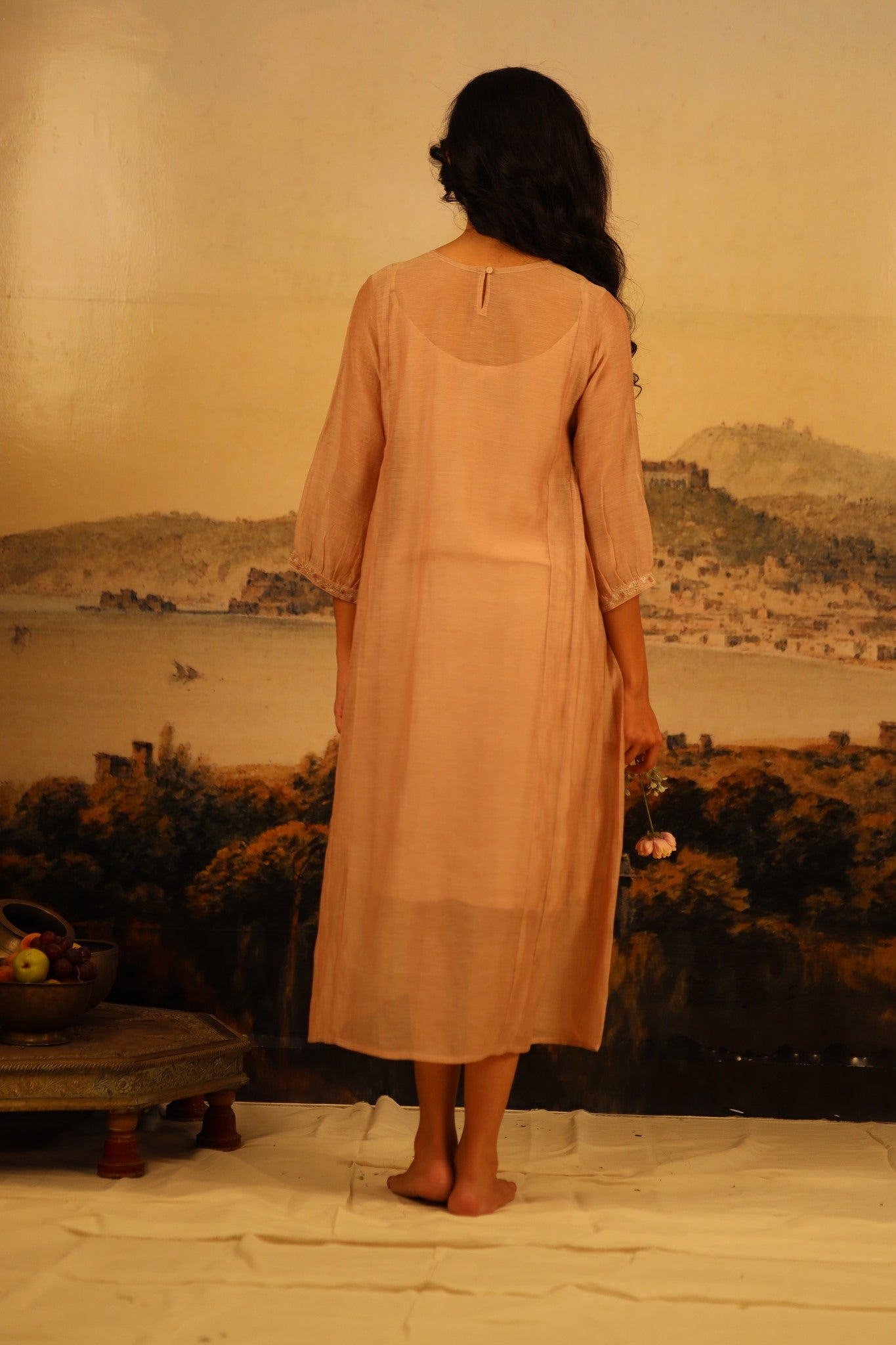 chiku maku dress with scarf