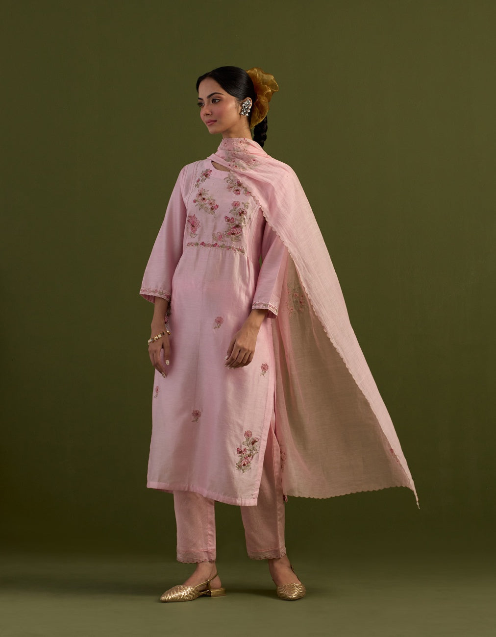 Blush pink Dream garden Suit set