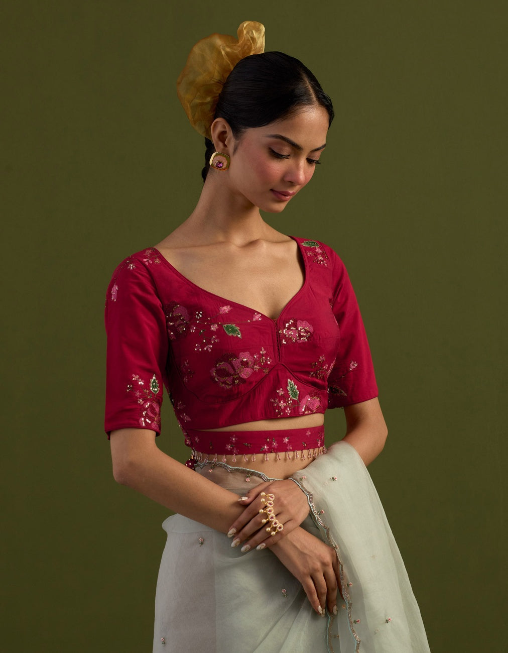 Magenta Pink Miniature Blouse