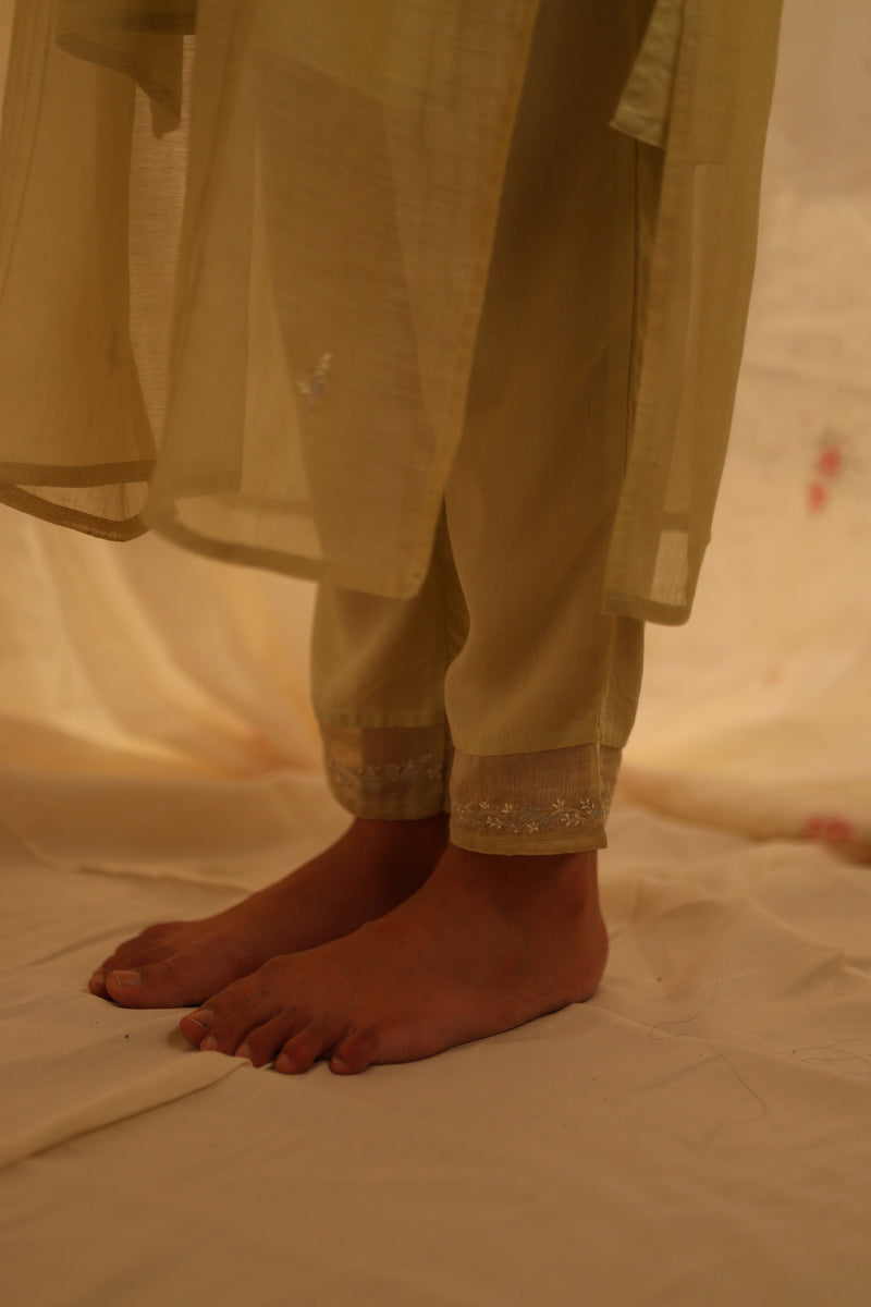 Sage Green Tonal kurta set
