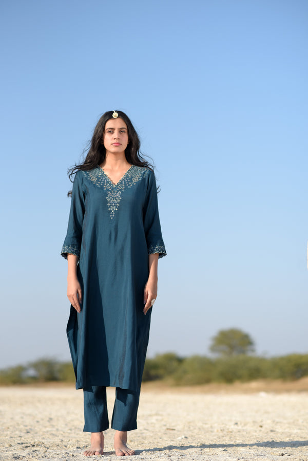 Blue Songbird kurta set