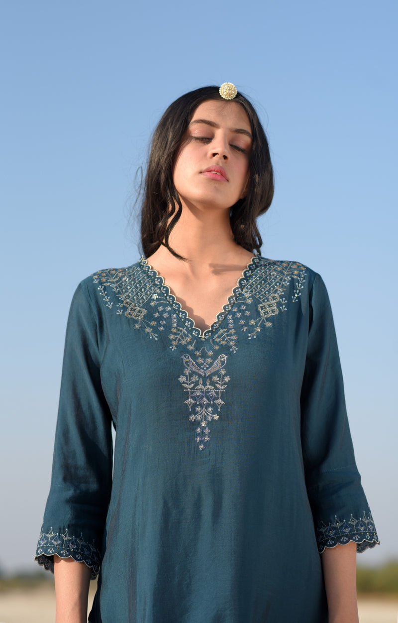 Blue Songbird kurta set